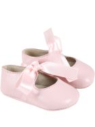 Gallucci Pink Ballet-flats For Baby Girl Gallucci Pink Ballet-flats For Baby Girl - Pink