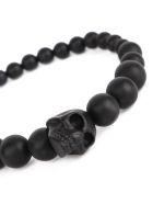Alexander McQueen Black Resin Skull Bracelet Alexander McQueen Black Resin Skull Bracelet - Black