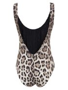 Dolce & Gabbana Slim Fit Animal Print Swimsuit Dolce & Gabbana Slim Fit Animal Print Swimsuit - Leopard