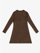 Fendi Dress With Ff Vertigo Logo Fendi Dress With Ff Vertigo Logo - Tobacco