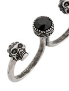 Woman Silver Skull Multi-ring Alexander McQueen Woman Silver Skull Multi-ring