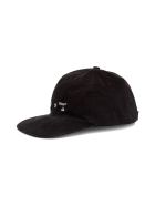 Off-White Ow Logo Baseball Cap In Black Canvas Off-White Ow Logo Baseball Cap In Black Canvas - Black