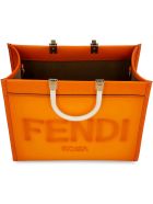 Fendi Sunshine Leather Tote Fendi Sunshine Leather Tote - Orange