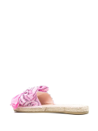 Woman Flat Sandals With Knot - Bandana - Pink Manebi Woman Flat Sandals With Knot - Bandana - Pink - Rose & blush
