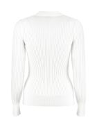 Moncler Ribbed Virgin-wool Sweater Moncler Ribbed Virgin-wool Sweater - panna