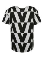 Logo Monogram T-shirt Valentino Logo Monogram T-shirt - Optic Ivory/Black