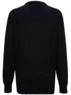 Dolce & Gabbana Black Cashmere Sweater With Logo Dolce & Gabbana Black Cashmere Sweater With Logo - Black