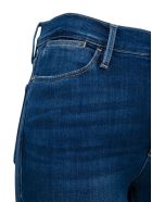 Frame Five Pockets Flared Blue Denim Jeans Frame Five Pockets Flared Blue Denim Jeans - Blu