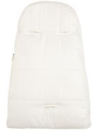 Emporio Armani White Nylon Padded Blanket With Logo Emporio Armani White Nylon Padded Blanket With Logo - White