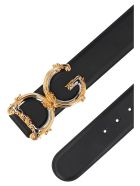 Dolce & Gabbana 'dg Barocco' Belt Dolce & Gabbana 'dg Barocco' Belt - Black