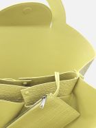 Bottega Veneta Large Doll Tote Bag In Crocodile Print Leather Bottega Veneta Large Doll Tote Bag In Crocodile Print Leather - Vanilla