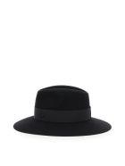 Maison Michel Henrietta Felt Fedora Hat Maison Michel Henrietta Felt Fedora Hat - BLACK (Black)