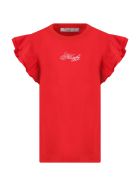 Philosophy di Lorenzo Serafini Kids Red T-shirt For Girl With Logo Philosophy di Lorenzo Serafini Kids Red T-shirt For Girl With Logo - Rosso
