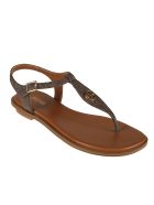 Michael Kors Mallory Thong Flat Sandals Michael Kors Mallory Thong Flat Sandals - Brown