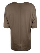 Rick Owens Centre Logo Print T-shirt Rick Owens Centre Logo Print T-shirt - Dust