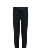 Dondup Blue Pants For Boy With Iconic D Dondup Blue Pants For Boy With Iconic D - Blue