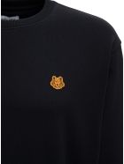Kenzo Black Cotton Sweatshirt With Logo - Black