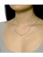 Lo Spazio Pink Sapphire and Diamond Necklace Lo Spazio Jewelry Lo Spazio Pink Sapphire and Diamond Necklace - Pink