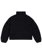 Emporio Armani Black Quilted Down Jacket With Logo Emporio Armani Black Quilted Down Jacket With Logo - Black
