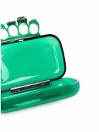 Alexander McQueen Four Ring Skull Green Handbag Alexander McQueen Four Ring Skull Green Handbag - Green