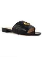 Gucci Black Matelassé Leather Slide Gucci Black Matelassé Leather Slide - Nero