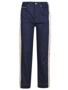 Dolce & Gabbana Floral Sided Jeans Dolce & Gabbana Floral Sided Jeans - Multicolor