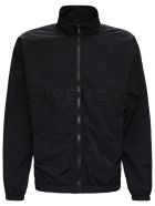 Givenchy Black Nylon Windbreaker With Logo Givenchy Black Nylon Windbreaker With Logo - Black