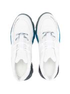 Emporio Armani Gradient Effect White Sneakers Emporio Armani Gradient Effect White Sneakers - Bianco