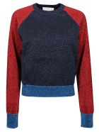 Victoria Beckham Colourblock Sweater Victoria Beckham Colourblock Sweater - Navy/red Multicolor
