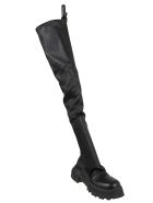 Rick Owens Leather Boots Rick Owens Leather Boots - Black