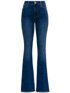 Frame Five Pockets Flared Blue Denim Jeans Frame Five Pockets Flared Blue Denim Jeans - Blu