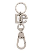Dolce & Gabbana Brass Keychain With Logo Dolce & Gabbana Brass Keychain With Logo - Metallic