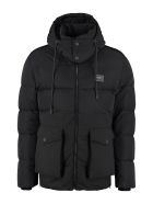 Dolce & Gabbana Hooded Full-zip Down Jacket Dolce & Gabbana Hooded Full-zip Down Jacket - black