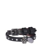 Alexander McQueen Double Wrap Skull Bracelet Alexander McQueen Double Wrap Skull Bracelet - Nero