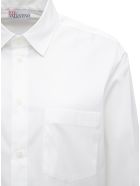 RED Valentino White Crop Shirt In Cotton Poplin RED Valentino White Crop Shirt In Cotton Poplin - White
