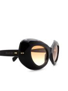 Gucci GG0990S Sunglasses Gucci GG0990S Sunglasses - Black Black Orange