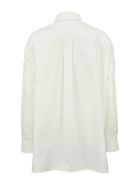 Burberry Clariss - Oversized Cotton Oxford Shirt With Logo Burberry Clariss - Oversized Cotton Oxford Shirt With Logo - Optic White