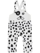 Stella McCartney Kids Dalmatian Printed Cotton Dungarees Stella McCartney Kids Dalmatian Printed Cotton Dungarees - White/black