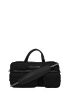 Marine Serre Three Pocket Shoulder Bag In Black Viscose Marine Serre Three Pocket Shoulder Bag In Black Viscose - black