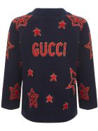 Gucci Junior Cardigan Gucci Junior Cardigan - Red/blue