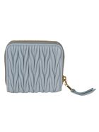 Miu Miu Matelassé Zip-around Coin Purse Miu Miu Matelassé Zip-around Coin Purse - Cielo