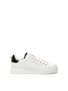 Dolce & Gabbana Portofino Sneakers With Pearl Dolce & Gabbana Portofino Sneakers With Pearl - Bianco