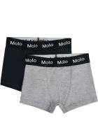 Molo Multicolor "justin" Set For Boy With Logo Molo Multicolor "justin" Set For Boy With Logo - Multicolor