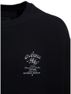 Givenchy Black Jersey Sweatshirt With Logo Print Givenchy Black Jersey Sweatshirt With Logo Print - Black