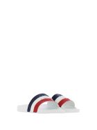 Moncler Moncler Logo Embossed Slides Moncler Moncler Logo Embossed Slides - WHITE