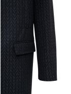 Valentino Vltn Wool Long Coat Valentino Vltn Wool Long Coat - Grey