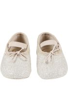 Gallucci Gold Ballet Flats For Baby Girl Gallucci Gold Ballet Flats For Baby Girl - Gold