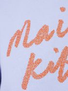 Handwriting Adjusted Sweatshirt Maison Kitsuné Handwriting Adjusted Sweatshirt - Blue