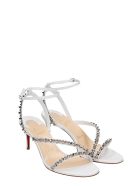 Christian Louboutin Mafaldina Sandals In White Leather Christian Louboutin Mafaldina Sandals In White Leather - white