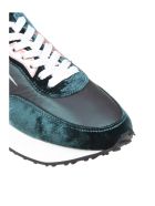 Ghoud Rush Sneakers In Nylon And Velvet GHOUD Rush Sneakers In Nylon And Velvet - Green